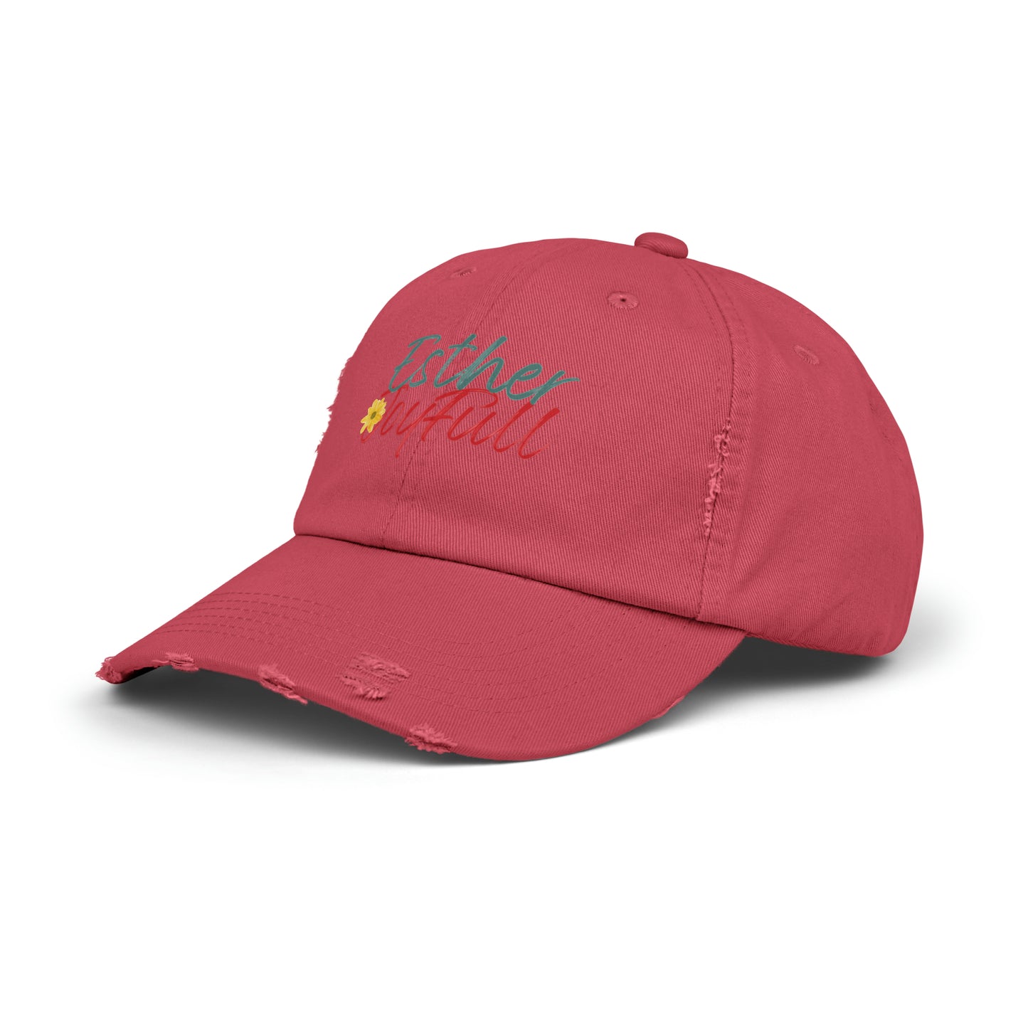 Esther JoyFull Unisex Distressed Cap