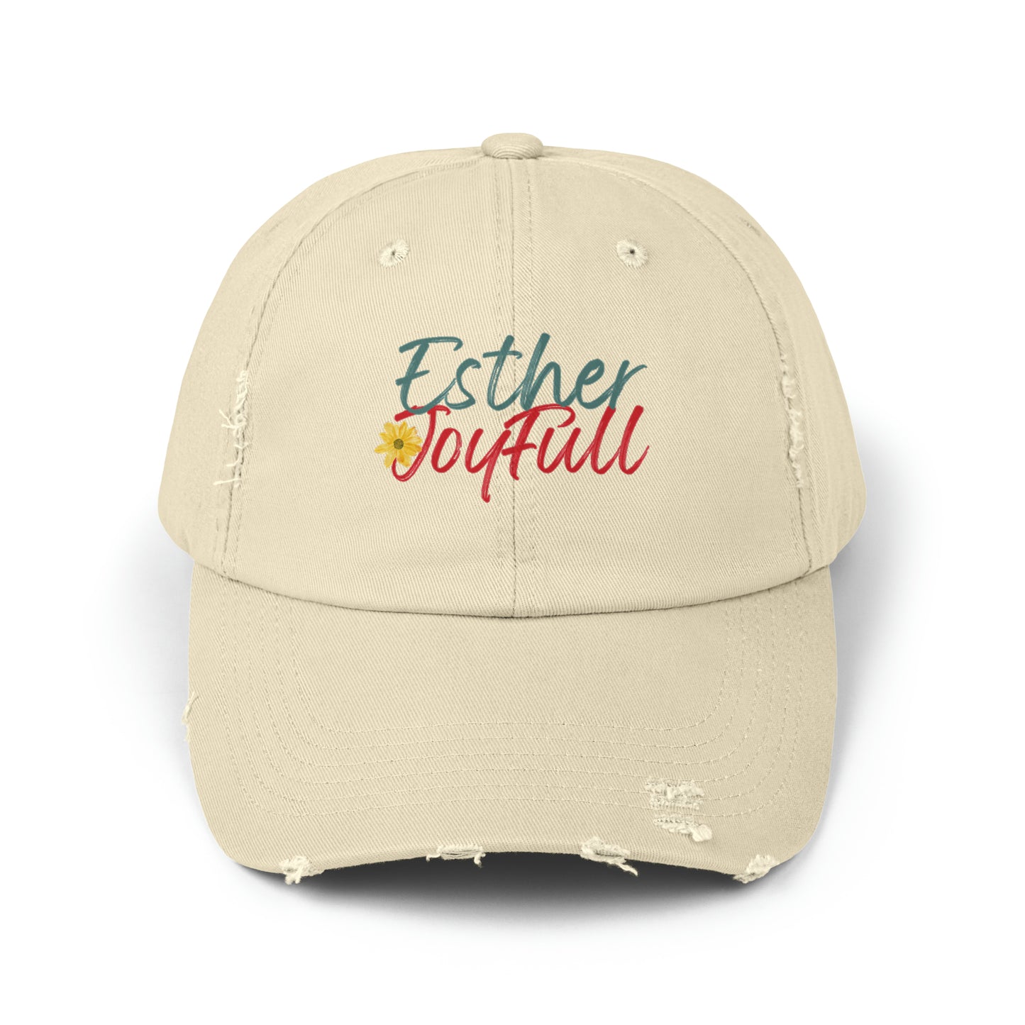 Esther JoyFull Unisex Distressed Cap