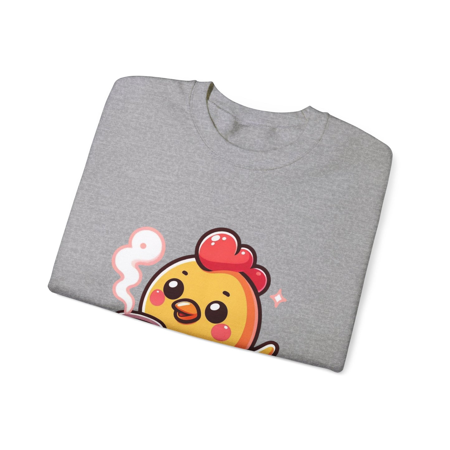 This Chick Needs Coffee Unisex Heavy Blend™ Crewneck Sweatshirt
