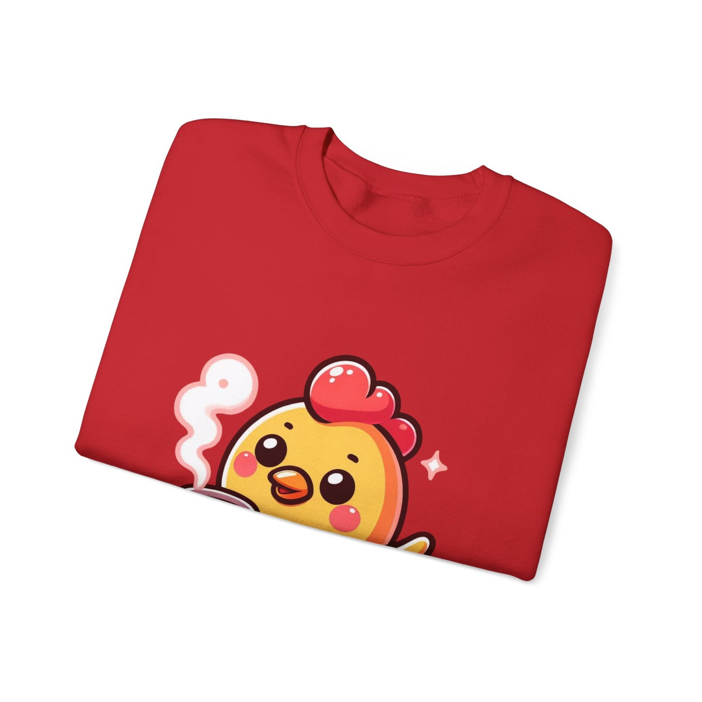This Chick Needs Coffee Unisex Heavy Blend™ Crewneck Sweatshirt