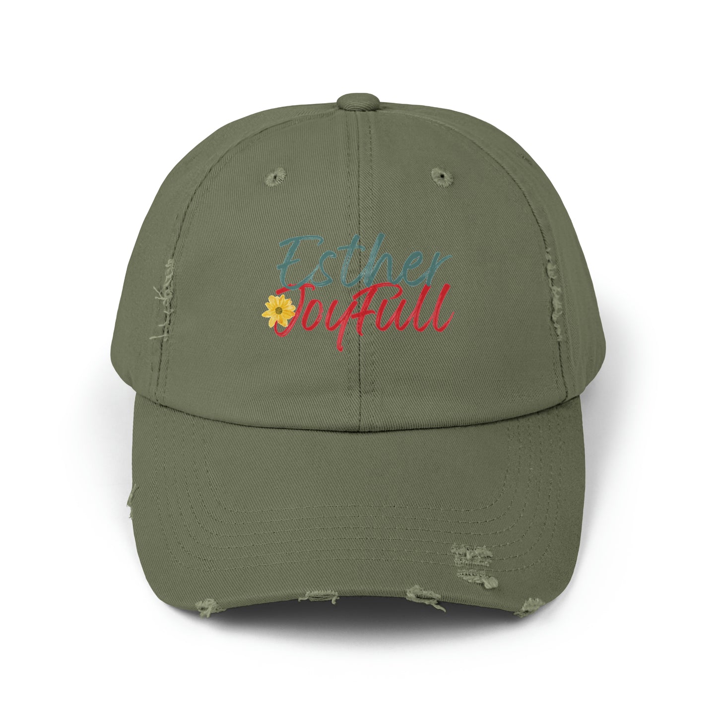 Esther JoyFull Unisex Distressed Cap